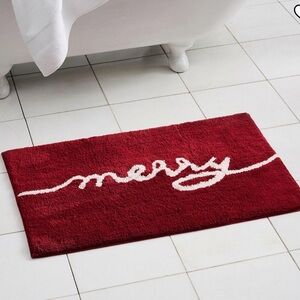 🎄Pottery Barn🎄Merry Hand -Tufted Bath Rug